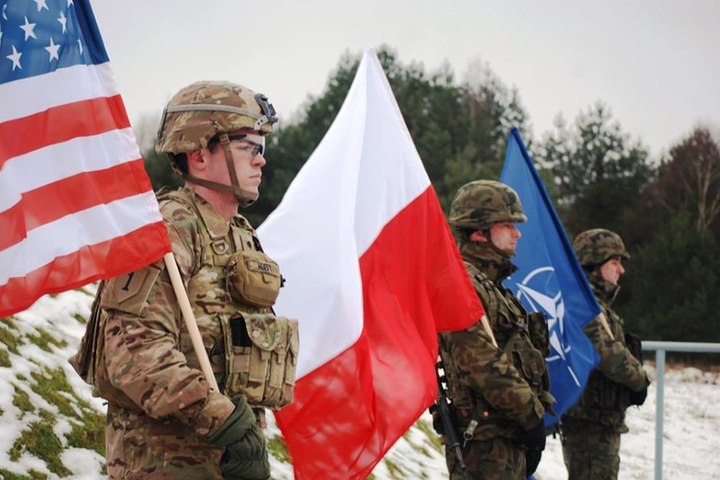 Военнослужащие НАТО в Польше