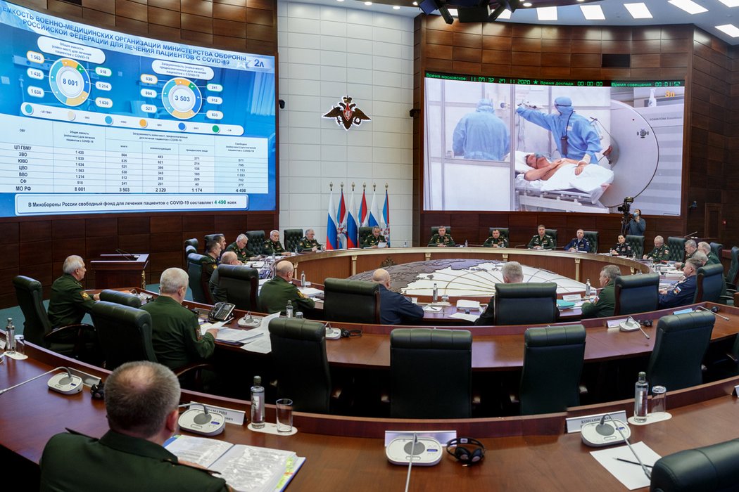 Заседание Коллегии Министерства обороны по ковиду